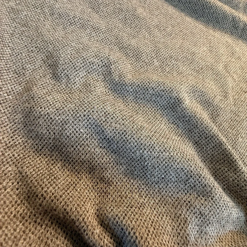 Joe's Jeans Tan Heathered Crew Neck Sweater * LARGE Casual Elevated Quiet‎ Lux